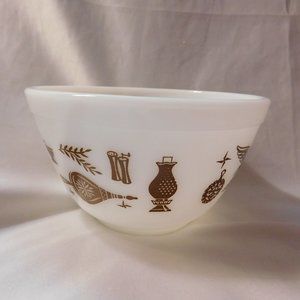 Vintage Pyrex 401 Early American 1.5 Pint Mixing Nesting Bowl